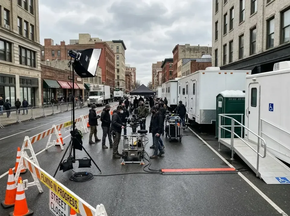 film-production-set-trailers-a-006 — Permits and Regulations You Need to Know in Waterbury, Best Porta Potty & Dumpster Rent…