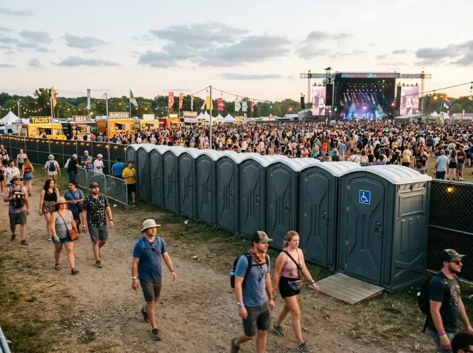 music-festival-sanitation-stat-003 — frequently asked questions, Best Porta Potty & Dumpster Rental in Waterbury